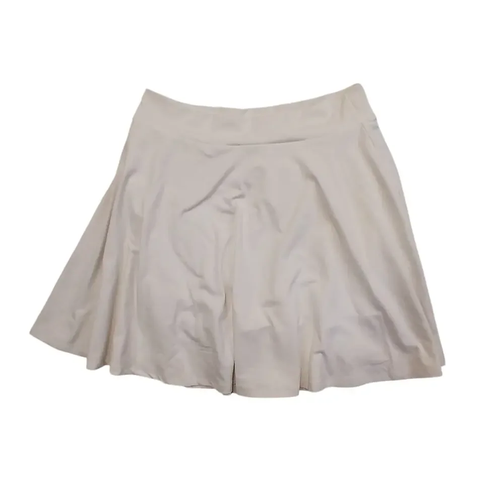 Fabletics White Athletic Tennis Skort High Waisted Flared Golf Skirt